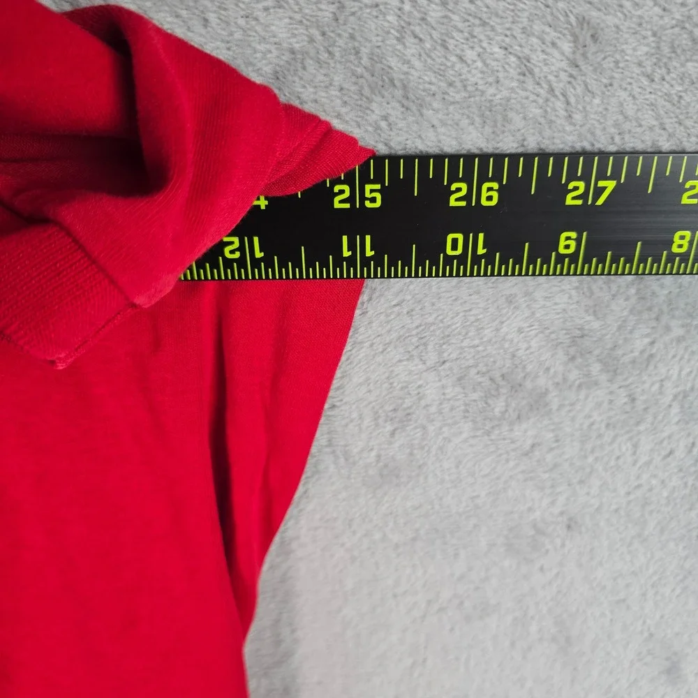 Polo Ralph Lauren Mens XL Red Short Sleeve Cotton Pique‎ Pony Logo Polo Shirt